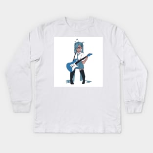 Grunge Miku Kids Long Sleeve T-Shirt
